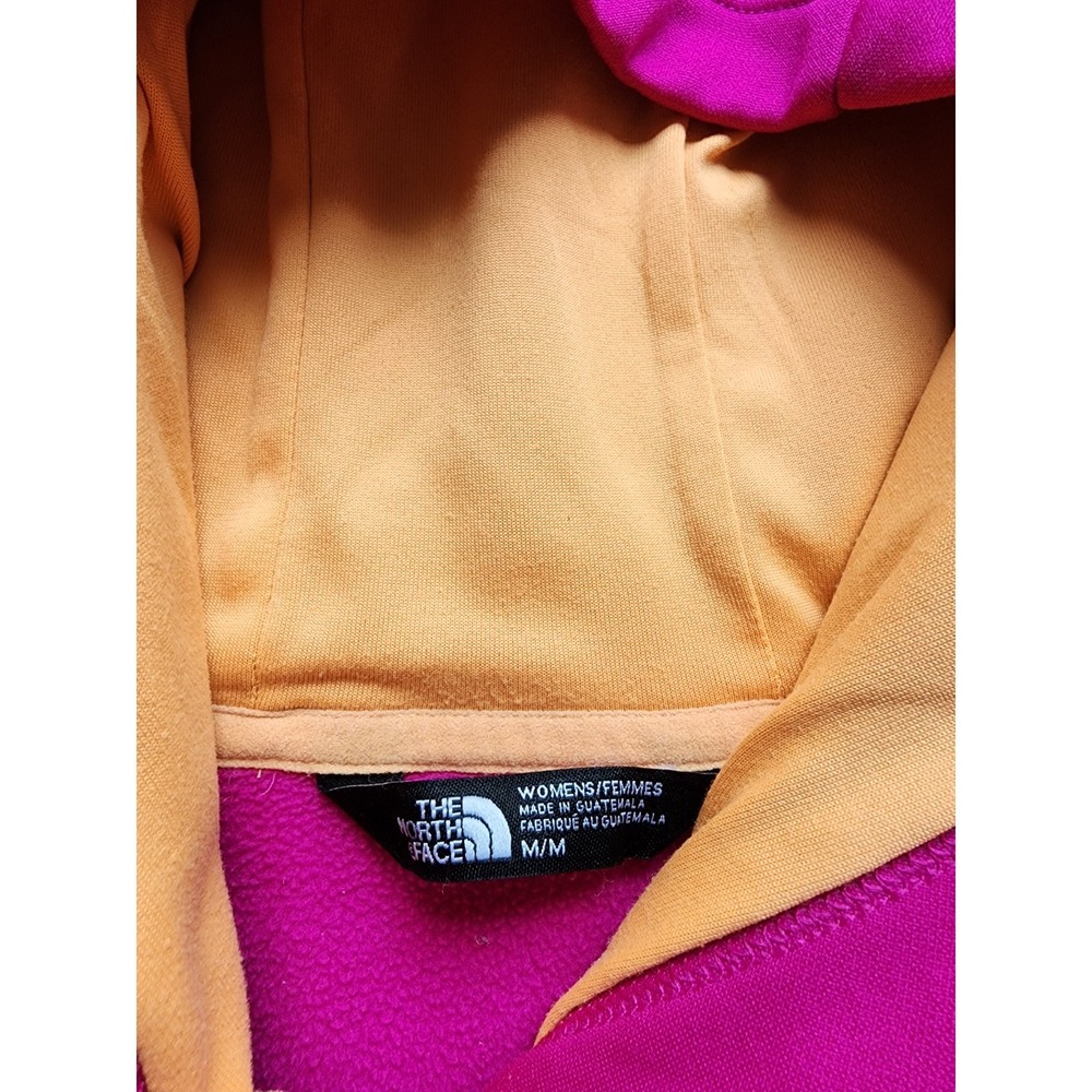 The North Face Womens Fuchsia Pink Pullover Hoodie Graphic Logo Sweatshirt M - Picture 6 of 10
